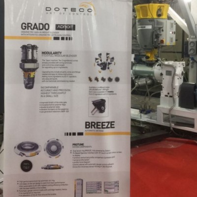 PLASTINDIA DOTECO GRADO ADROIT ROLLUP GRAVIMETRIC BATCH BLENDERS AND AUTOMATIC RING ROLLUP - SHUBHAM